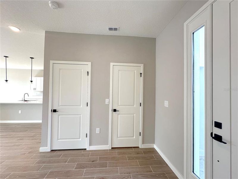 Coat Closet & Inside A/C Unit Coat Closet & Inside A/C Unit