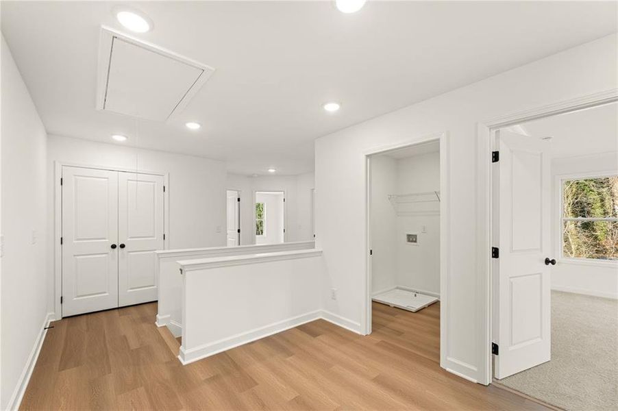 Furnished interior view inside a new home in Bluffs at Bells Ferry, Marietta (Image 8).