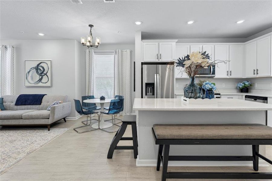 Furnished interior view inside a new home in , Jacksonville (Image 45).