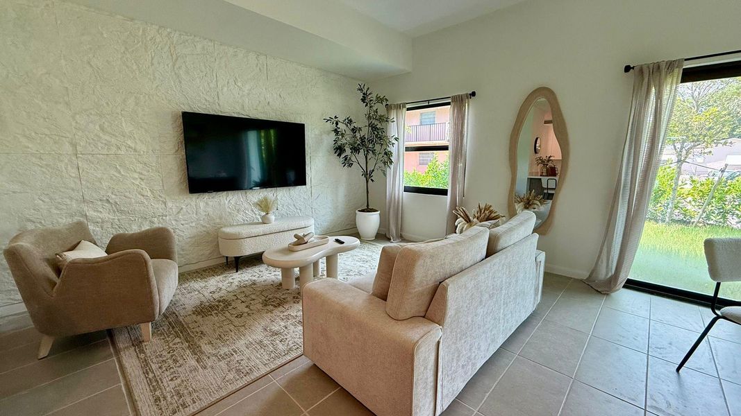 Furnished interior view inside a new home in , Hollywood (Image 6).