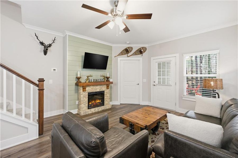 Furnished interior view inside a new home in , Waleska (Image 17). Furnished interior view inside a new home in , Waleska (Image 17).