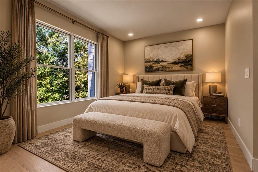 Furnished interior view inside a new home in , Marietta (Image 20).