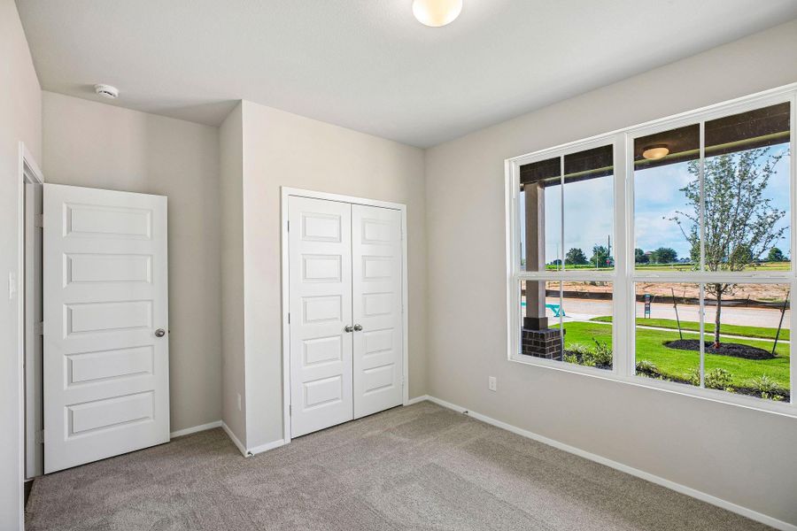 Comfortable secondary bedrooms provide space to grow and adapt with your family's needs. Comfortable secondary bedrooms provide space to grow and adapt with your family's needs.