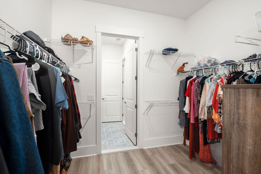 Furnished interior view inside a new home in Summerwind Crossing at Lakes of Cane Bay, Summerville (Image 33).