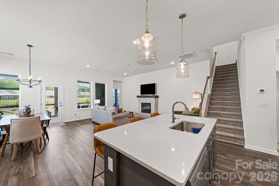 Furnished interior view inside a new home in , Waxhaw (Image 27).