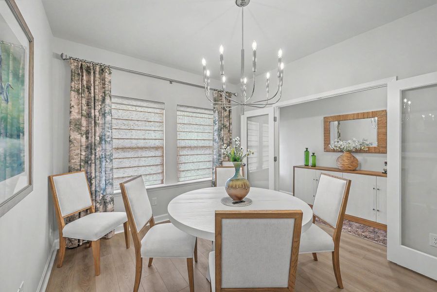 Furnished interior view inside a new home in Hammock Walk at Nexton, Summerville (Image 8).