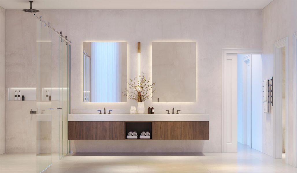 Furnished interior view inside a new home in , Boca Raton (Image 18). Furnished interior view inside a new home in , Boca Raton (Image 18).