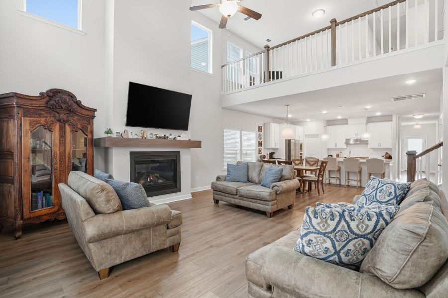Furnished interior view inside a new home in Watson Hill, Summerville (Image 6).