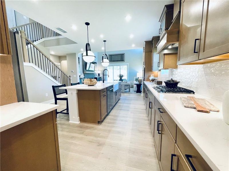 Furnished interior view inside a new home in Hopewell Reserve, Cumming (Image 30). Furnished interior view inside a new home in Hopewell Reserve, Cumming (Image 30).