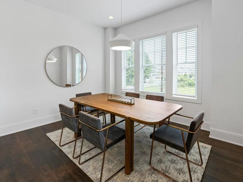 Furnished interior view inside a new home in Hayden Westside, Atlanta (Image 8). Furnished interior view inside a new home in Hayden Westside, Atlanta (Image 8).