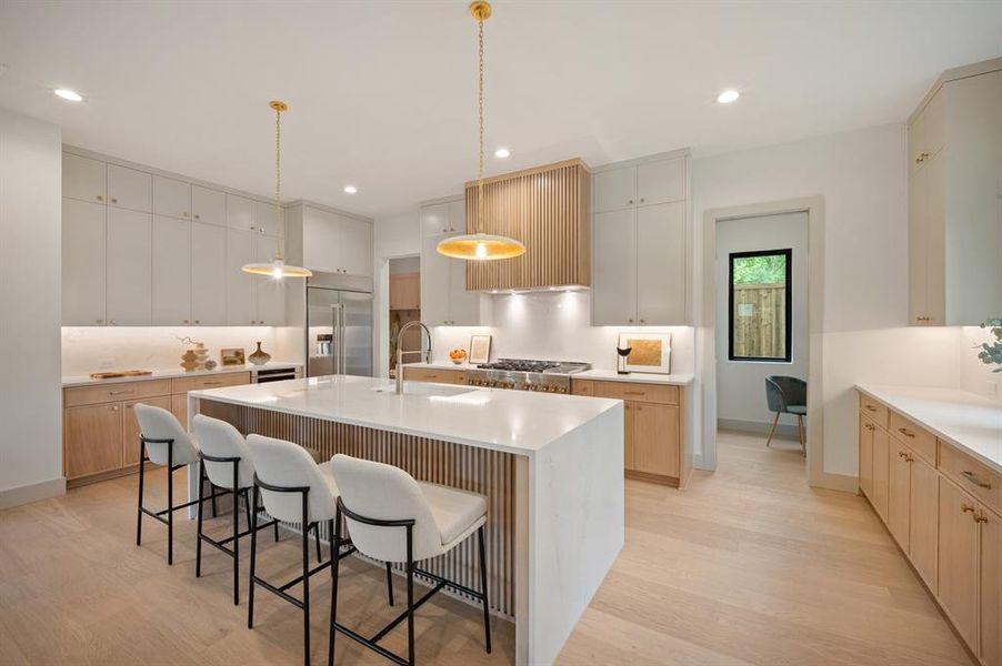 Furnished interior view inside a new home in , Dallas (Image 29).