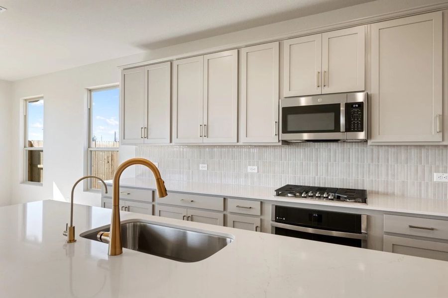 Furnished interior view inside a new home in Willow Springs, Buda (Image 8).