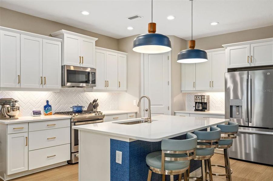 Furnished interior view inside a new home in , Nokomis (Image 8).