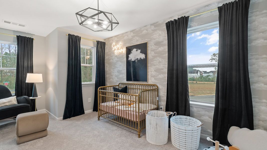 Furnished interior view inside a new home in Auburn Ridge, Riverdale (Image 18). Furnished interior view inside a new home in Auburn Ridge, Riverdale (Image 18).