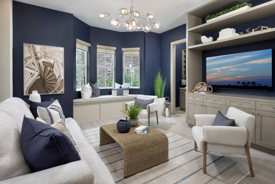 Representative furnished interior of a home built from the Seaside by Mattamy Homes in Newfield, Palm City (Image 5).