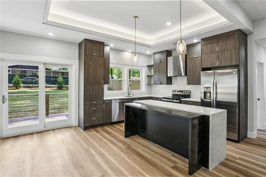 Furnished interior view inside a new home in , East Point (Image 3).