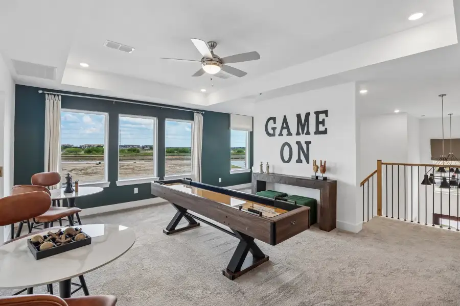 Furnished interior view inside a new home in Blue Creek Trails, Richmond (Image 24).