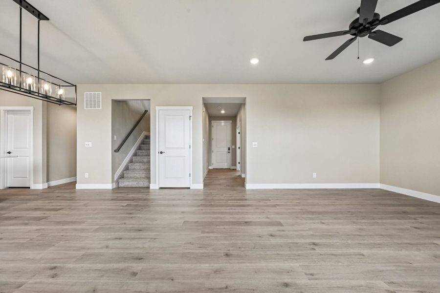 Spacious, unfurnished interior of a new home in The Glen, Colorado Springs (Image 29). Spacious, unfurnished interior of a new home in The Glen, Colorado Springs (Image 29).