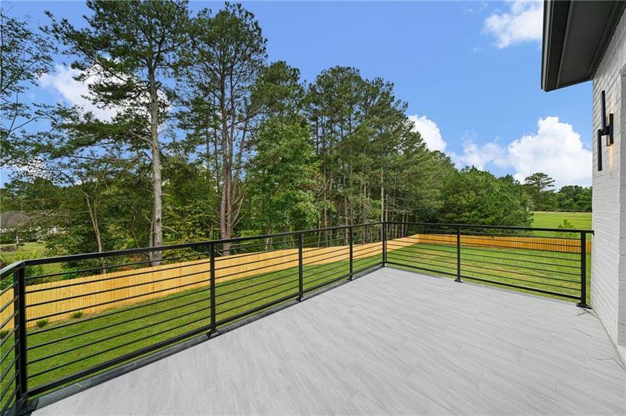 Exterior details and patio area of a home in , Buford (Image 39).