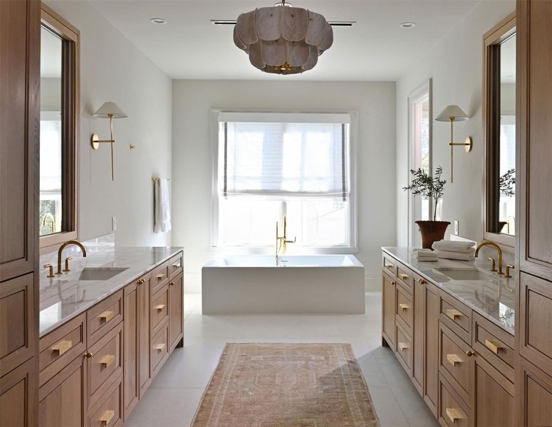 Furnished interior view inside a new home in , Houston (Image 9).