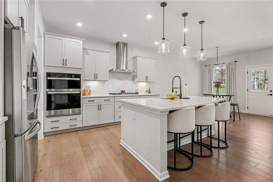 Furnished interior view inside a new home in Pinebrook at Hamilton Mill, Auburn (Image 32). Furnished interior view inside a new home in Pinebrook at Hamilton Mill, Auburn (Image 32).
