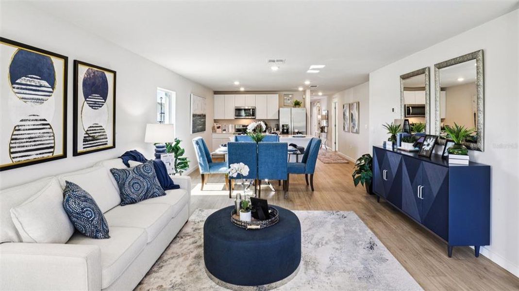 Furnished interior view inside a new home in Derby Creek, Ocala (Image 9).