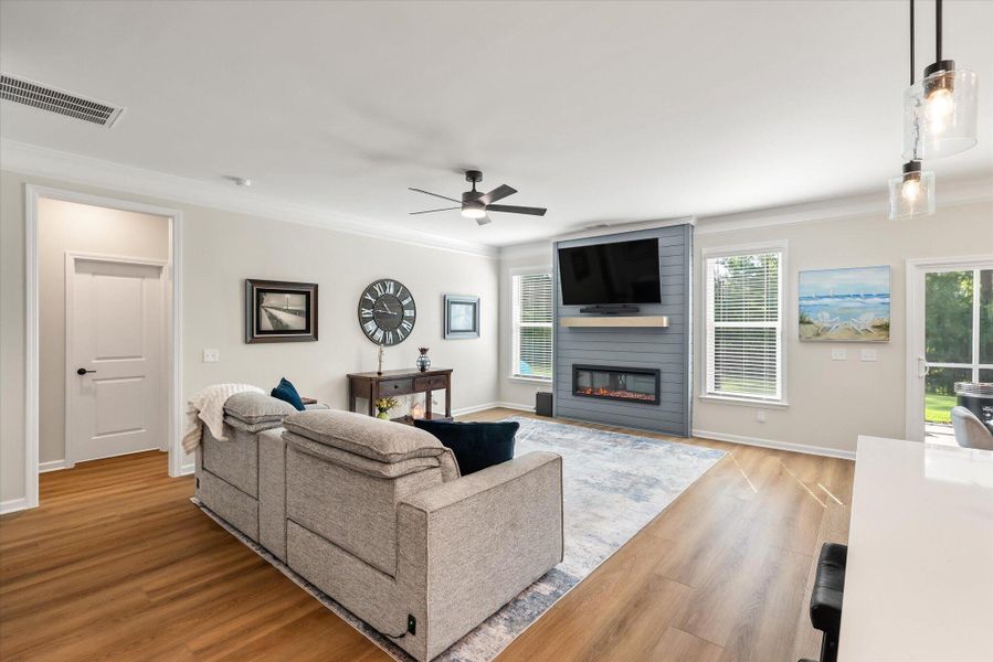 Furnished interior view inside a new home in Parker's Preserve, Ridgeville (Image 26).