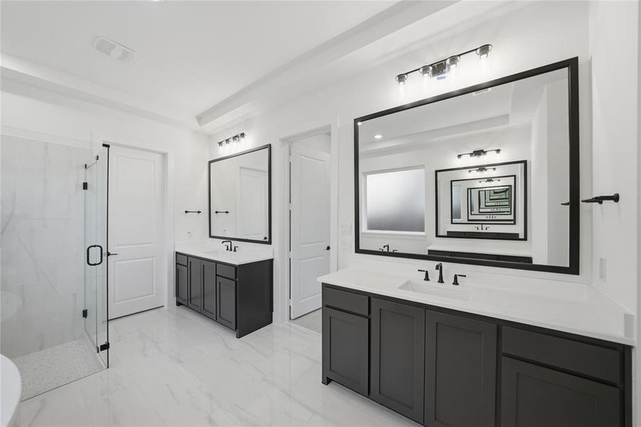 Furnished interior view inside a new home in Light Farms Graham/Reagan, Celina (Image 7). Furnished interior view inside a new home in Light Farms Graham/Reagan, Celina (Image 7).