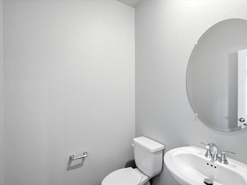 Furnished interior view inside a new home in York Station, Thornton (Image 5).