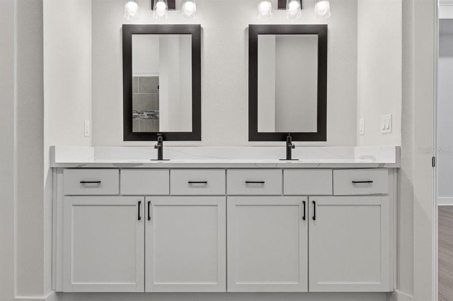Furnished interior view inside a new home in Stables at Cary Forest, Bryceville (Image 11).