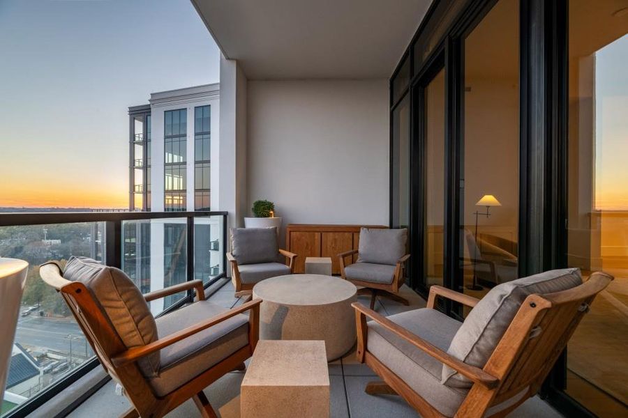 Exterior details and patio area of a home in , Atlanta (Image 27).
