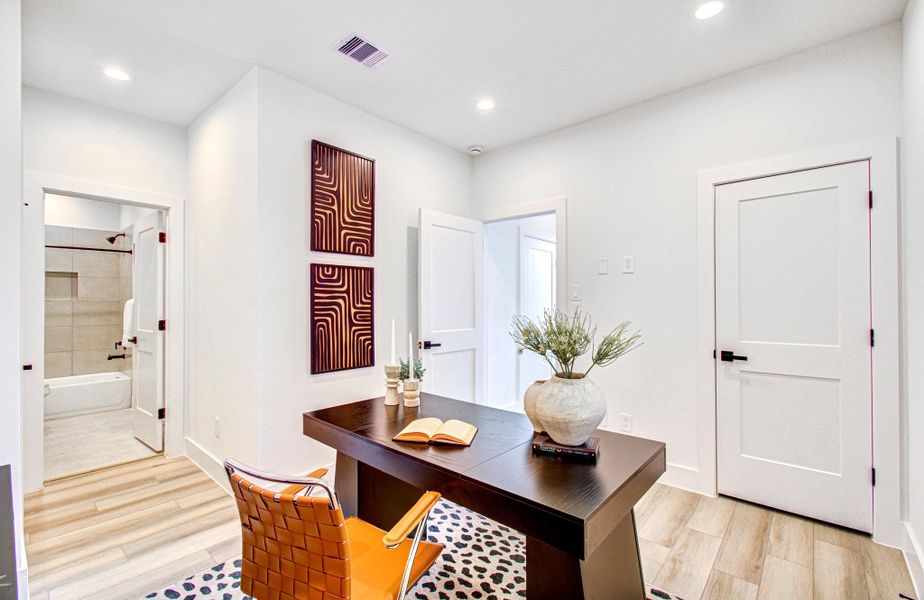 Furnished interior view inside a new home in , Houston (Image 6).