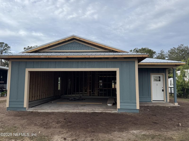 In-progress construction of a new home in , Satsuma, FL (Image 6).