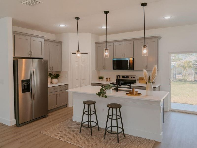 Furnished interior view inside a new home in , Citrus Springs (Image 10). Furnished interior view inside a new home in , Citrus Springs (Image 10).