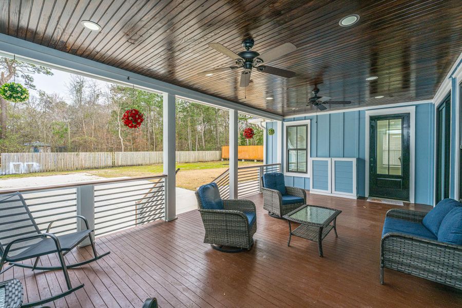 Exterior details and patio area of a home in , Ladson (Image 3). Exterior details and patio area of a home in , Ladson (Image 3).