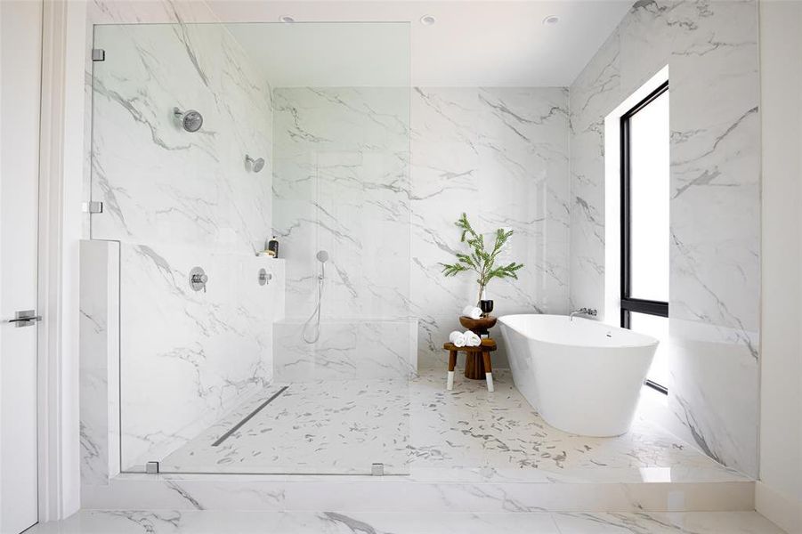 Furnished interior view inside a new home in , Dallas (Image 29).