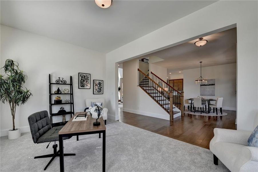 Furnished interior view inside a new home in , Cumming (Image 14).