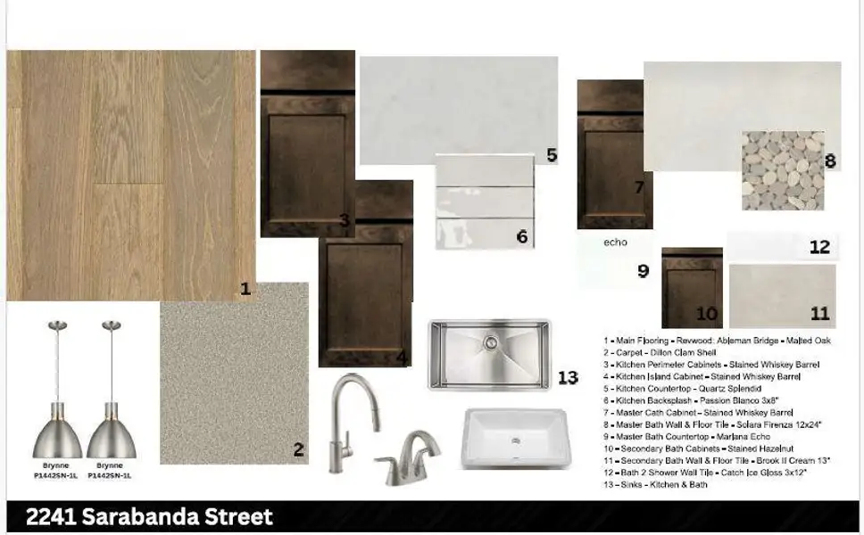 Interior Design Selections - Representative Photo Interior Design Selections - Representative Photo