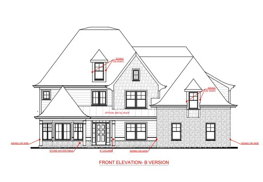 Representative rendering of the exterior for the Jackson B by Jeff Lindsey Communities (Image 1). Representative rendering of the exterior for the Jackson B by Jeff Lindsey Communities (Image 1).
