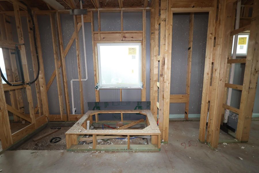In-progress construction of a new home in Brookewater - Ascent Collection, Rosenberg, TX (Image 4).
