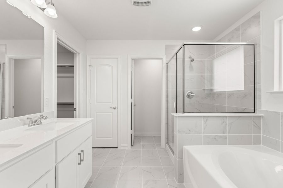 Representative furnished interior of a home built from the Kingston by UnionMain Homes in Elevon, Lavon (Image 13).