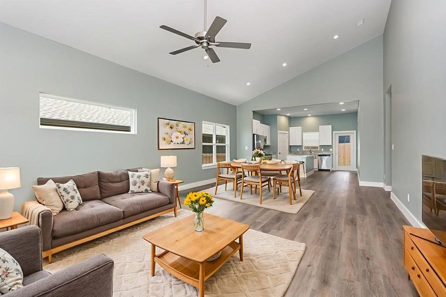 Furnished interior view inside a new home in , Fredericksburg (Image 6). Furnished interior view inside a new home in , Fredericksburg (Image 6).