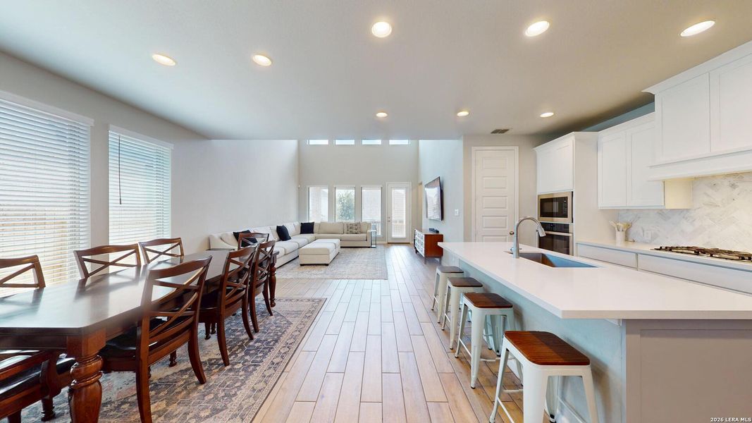 Furnished interior view inside a new home in Bison Ridge, San Antonio (Image 19).