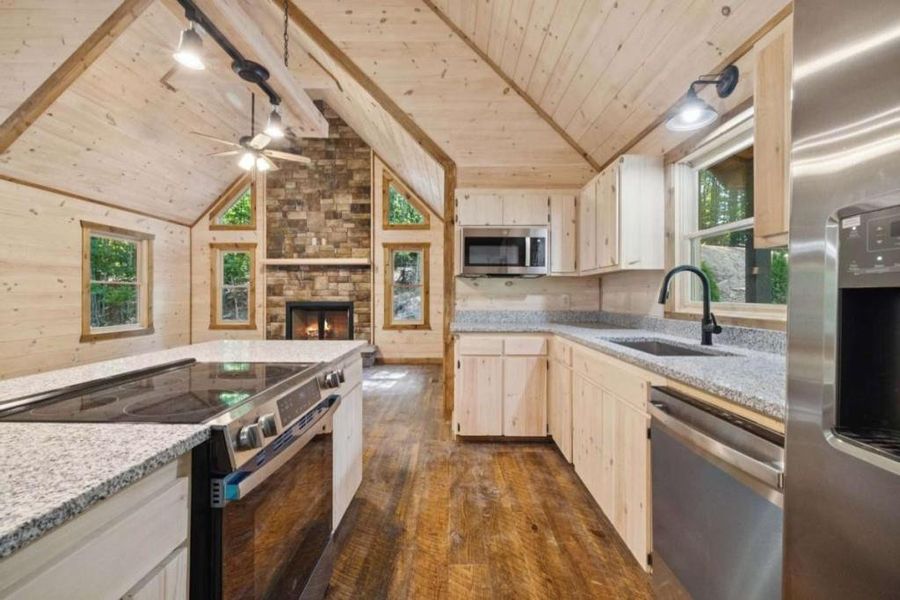 Furnished interior view inside a new home in , Blue Ridge (Image 7). Furnished interior view inside a new home in , Blue Ridge (Image 7).