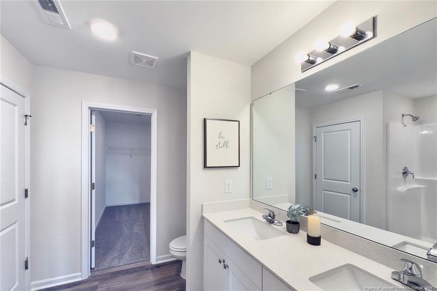 Primary Bathroom-VIRTUALLY STAGED