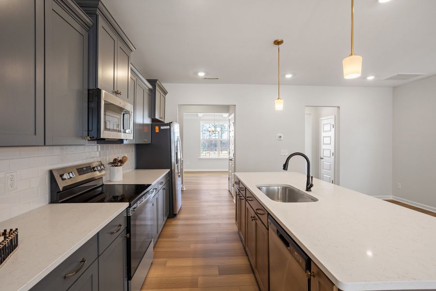 Furnished interior view inside a new home in Renaissance at White Oak, Garner (Image 12).