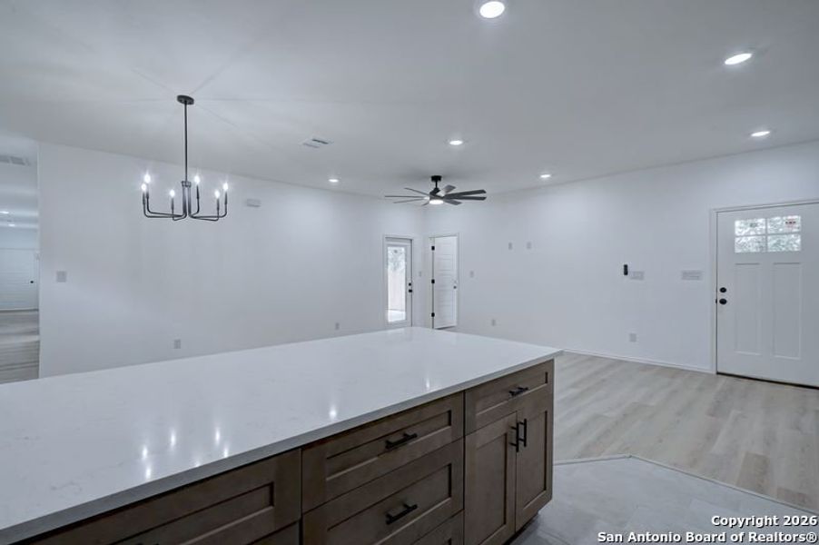Furnished interior view inside a new home in , San Antonio (Image 10).