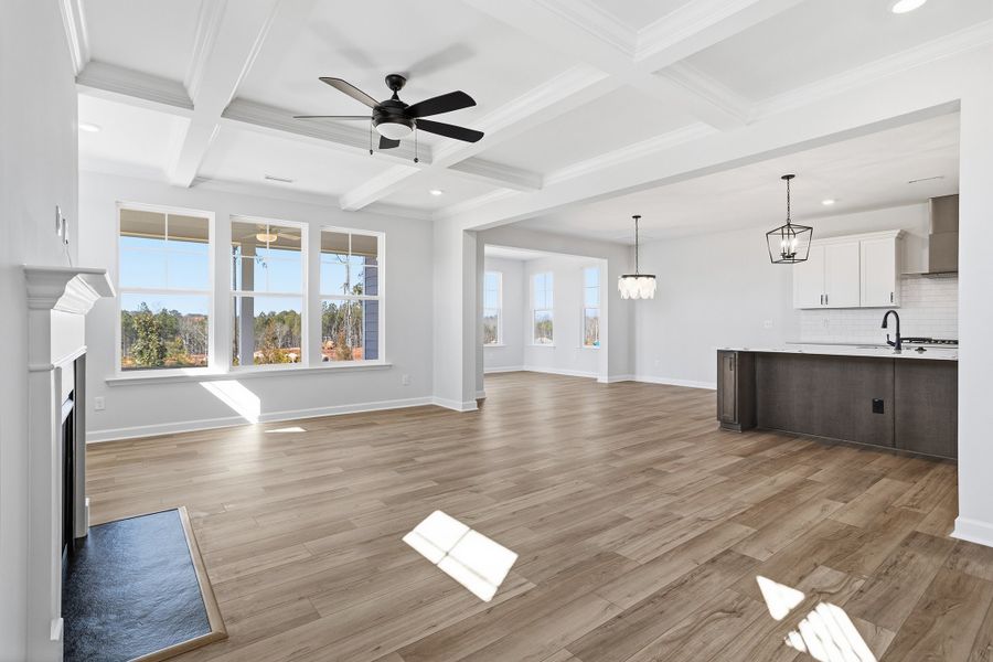 Spacious, unfurnished interior of a new home in Sweetbrier, Durham (Image 22).