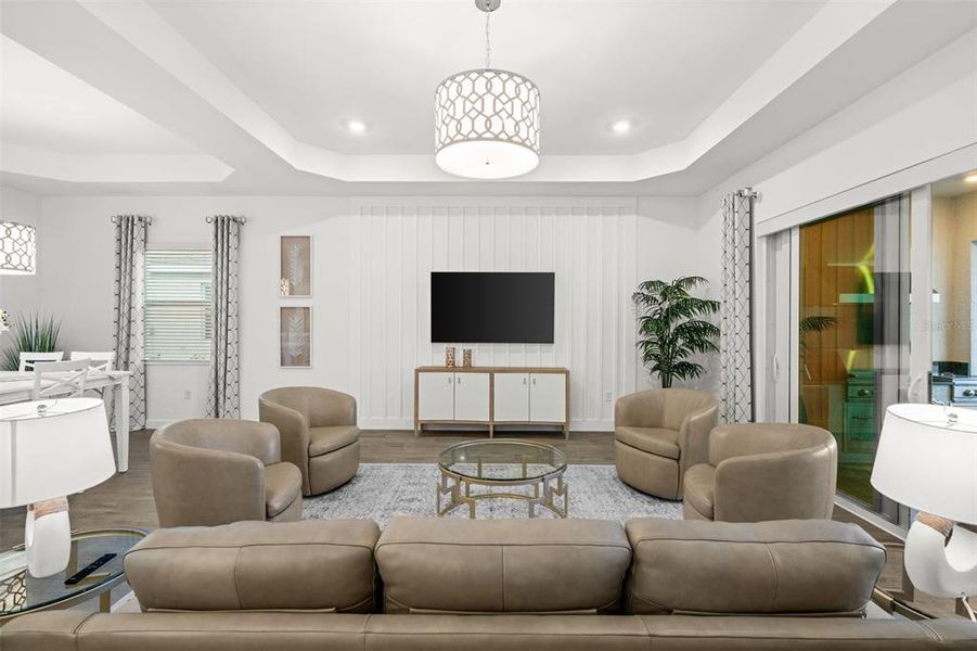 Furnished interior view inside a new home in , Punta Gorda (Image 18).