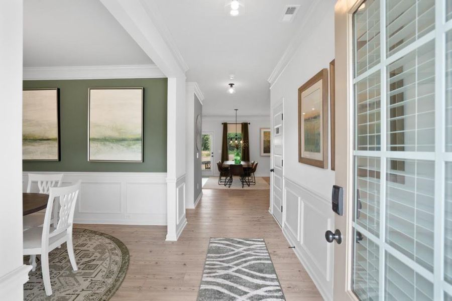 Furnished interior view inside a new home in The Stiles, Cartersville (Image 3).